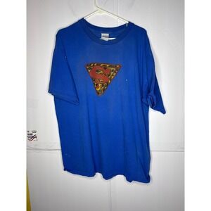 Santana Supernatural Tour 2002 Band T-Shirt Blue Gildan XL Concert Tee